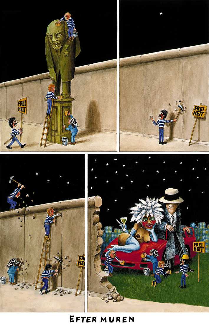 Teckning: Leif Zetterling - BES�K HANS HEMSIDA!