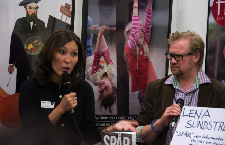 Lena Sundstrom på bokmassan