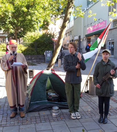 Västsaharaaktionen i Falun 15/9